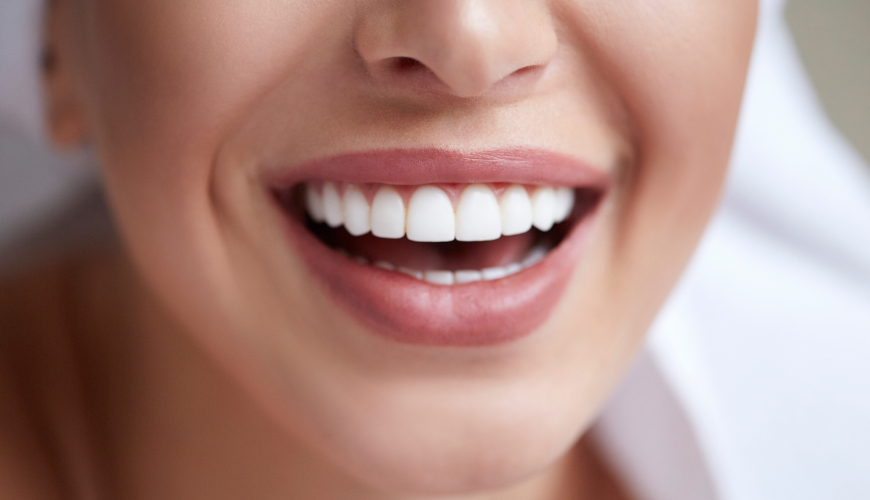Dental procedure showing root canal treatment